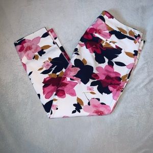 Old navy floral pixie pants